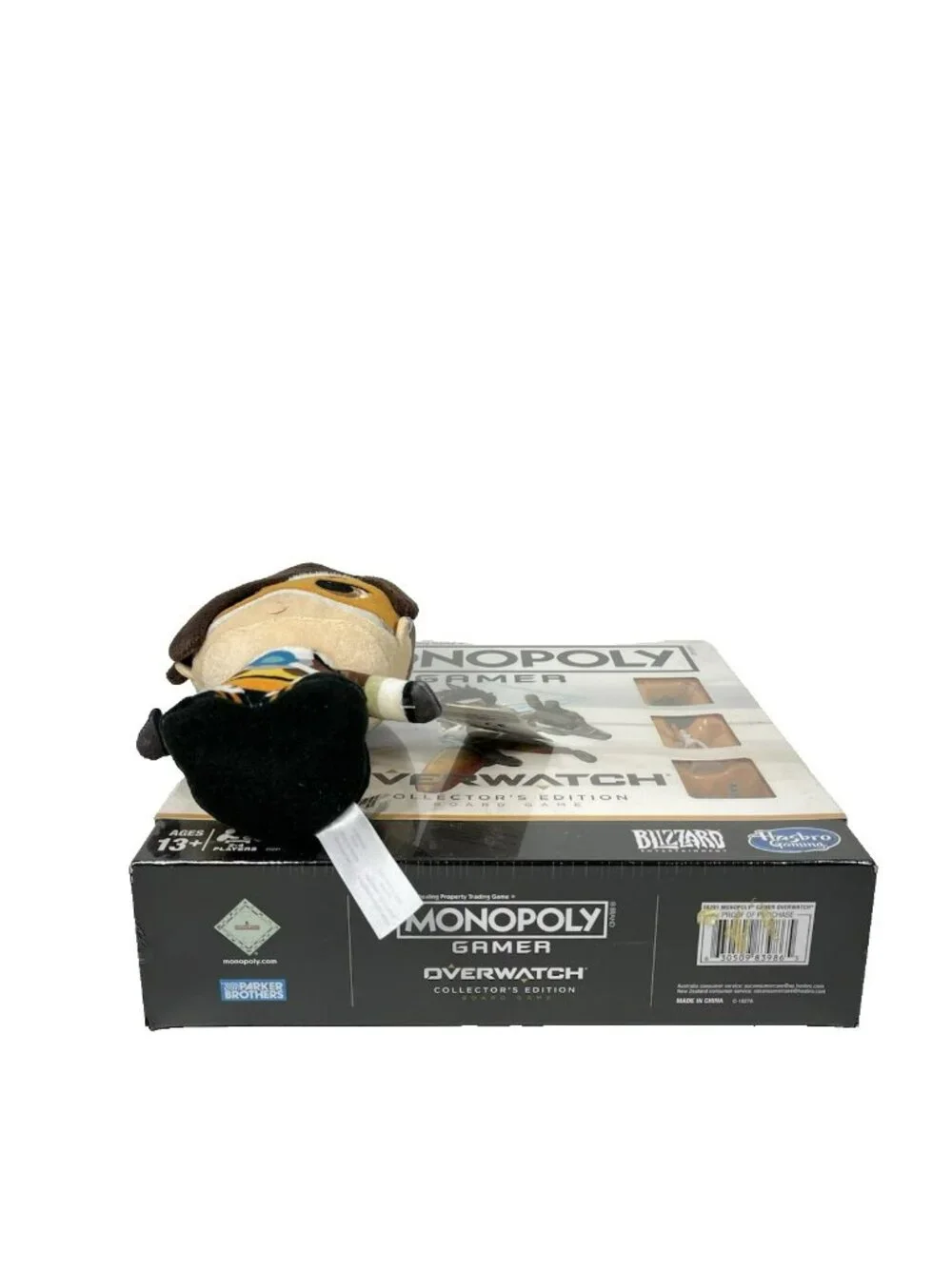 Monopoly Gamer Overwatch Collectors Edition Board Game & Tracer Plush Bundle